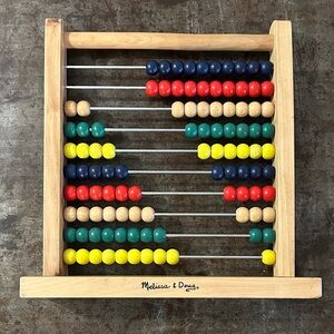 Melissa & Doug Colorful Wooden Abacus